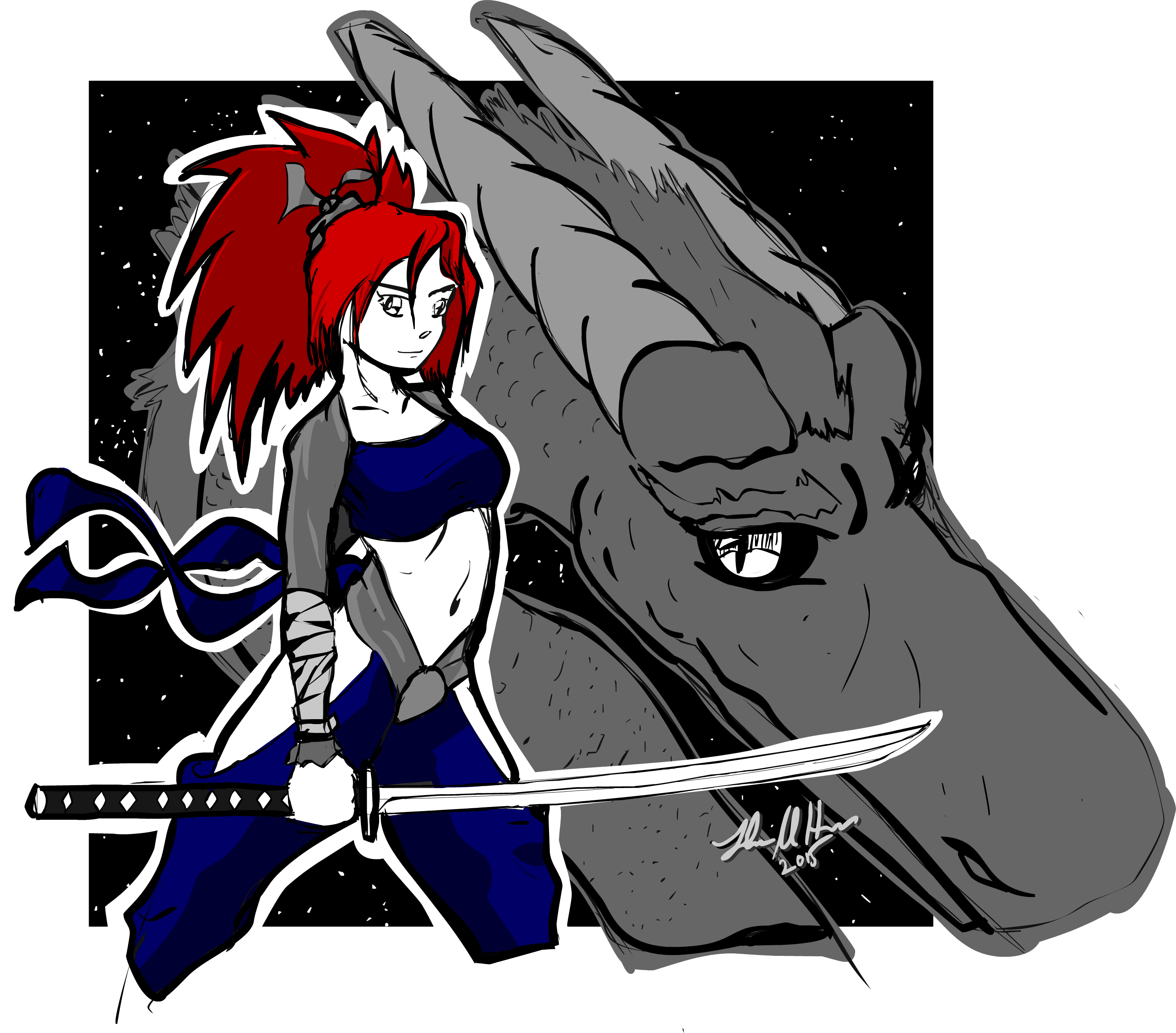 ART: Kunoichi Dragon
